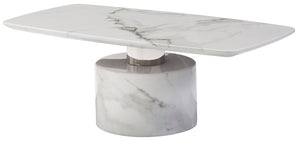 Sesto White Marble Coffee Table - Canwell Interiors Limited - Xshowhome