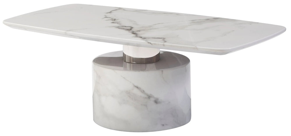 Sesto White Marble Coffee Table - XShowhome Limited - Xshowhome