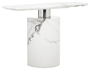 Sesto White Marble Console Table - Canwell Interiors Limited - Xshowhome