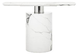 Sesto White Marble Console Table - Canwell Interiors Limited - Xshowhome