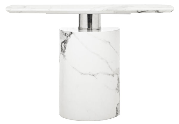 Sesto White Marble Console Table - Canwell Interiors Limited - Xshowhome