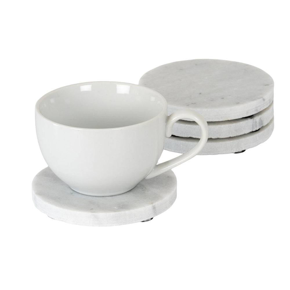 Set of Four Round Marble Coasters - Canwell Interiors Limited - Hills