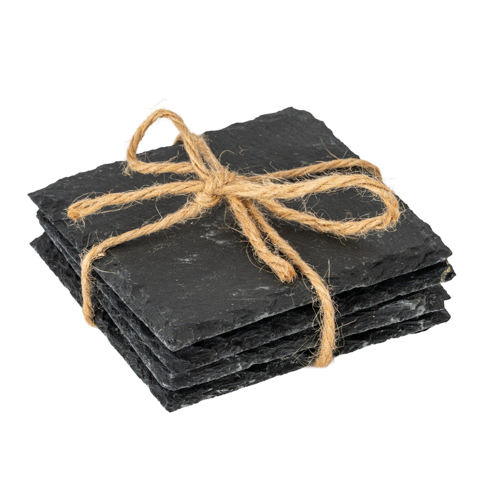 Set of Four Round Slate Coasters - Canwell Interiors Limited - Hills