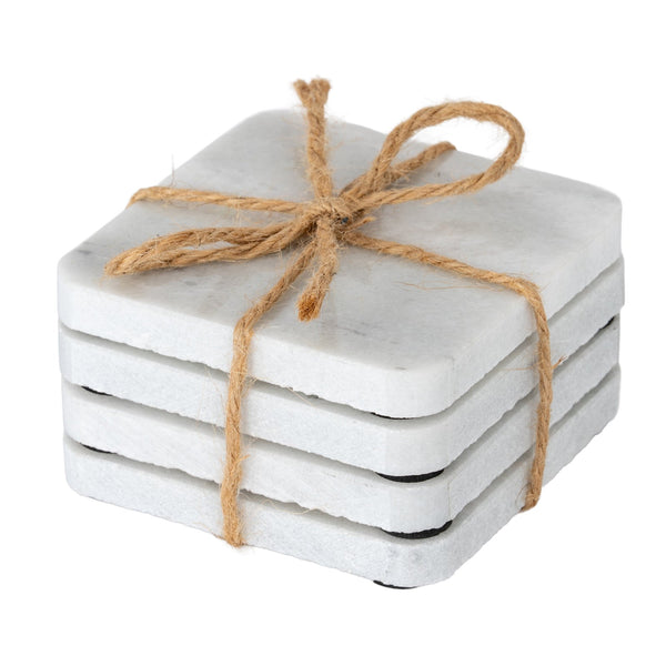Set of Four Square Marble Coasters - Canwell Interiors Limited - Hills