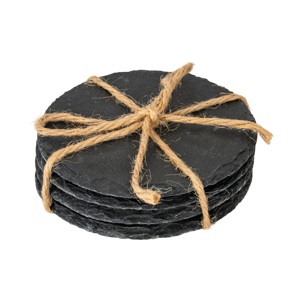 Set of Four Square Slate Coasters - Canwell Interiors Limited - Hills