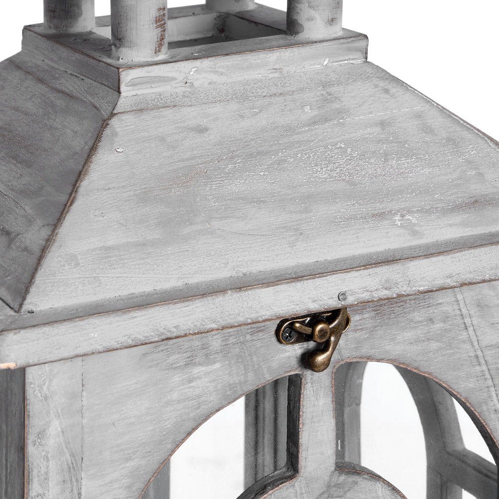 Set of Three Wooden Lanterns with Archway Design - Canwell Interiors Limited - Hills