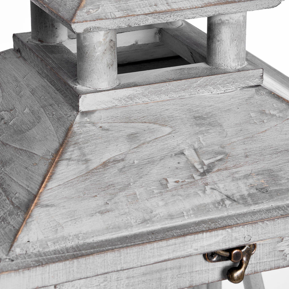 Set of Three Wooden Lanterns with Traditional Cross Section - Canwell Interiors Limited - Hills
