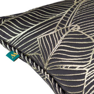 Seymour 50x50 Feather Filled Cushion Black - Canwell Interiors Limited - Riva