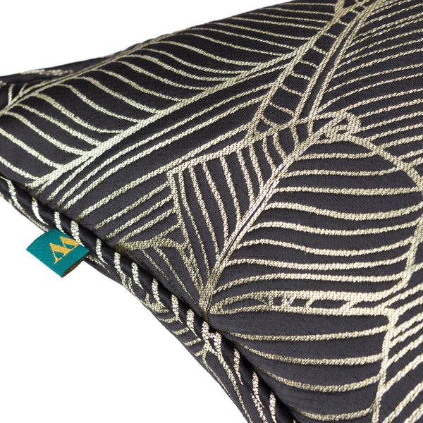 Seymour 50x50 Feather Filled Cushion Black - Canwell Interiors Limited - Riva