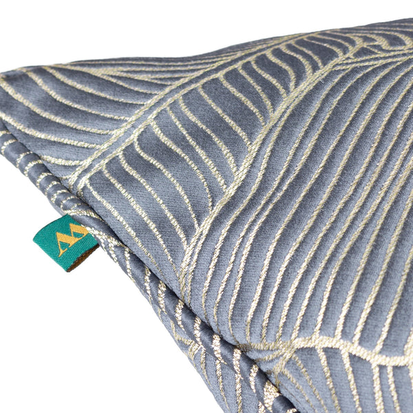 Seymour 50x50 Feather Filled Cushion Storm Blue - Canwell Interiors Limited - Riva