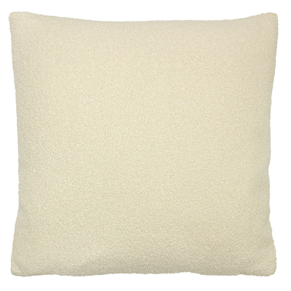 Shearling Circa 43x43 Feather Filled Cushion Black - Canwell Interiors Limited - Riva