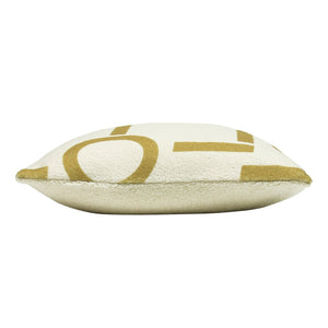 Shearling Circa 43x43 Feather Filled Cushion Honey - Canwell Interiors Limited - Riva