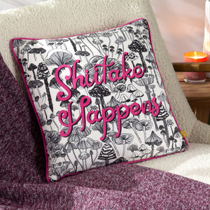 Shiitake 43x43 Feather Filled Cushion Fuchsia - Canwell Interiors Limited - Riva