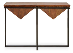 Shimla Acacia Pyramid Console Table - XShowhome Limited - Xshowhome