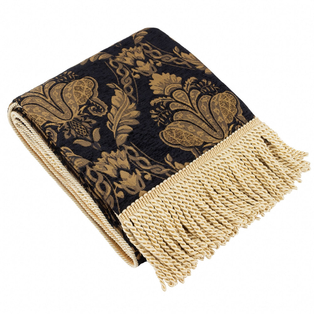 Shiraz 130x170 Throw Black - Canwell Interiors Limited - Riva