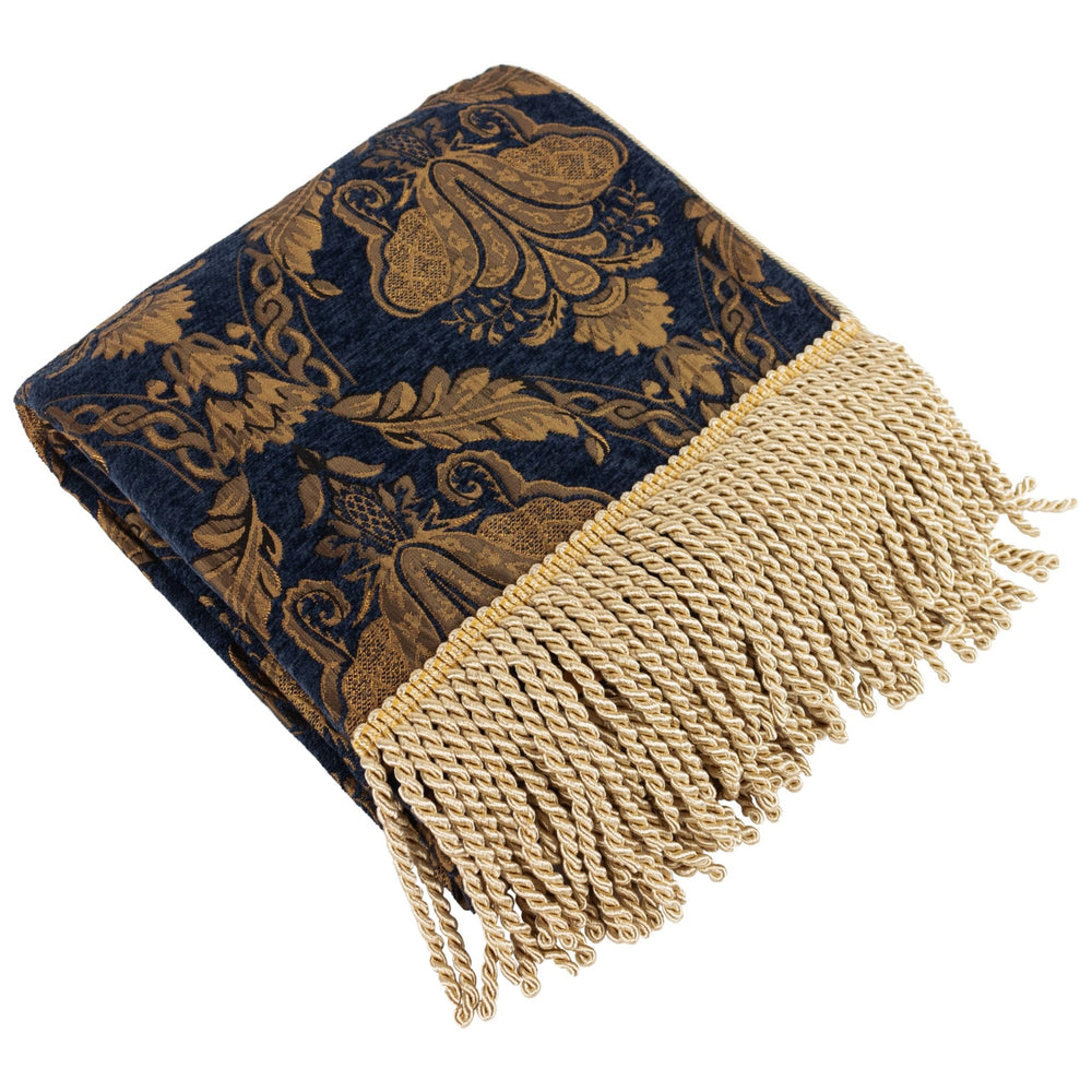 Shiraz 130x170 Throw Navy - Canwell Interiors Limited - Riva