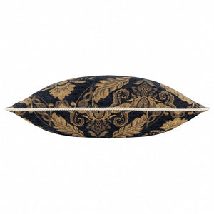 Shiraz Feather Filled Cushion 45x45 Black - Canwell Interiors Limited - Riva