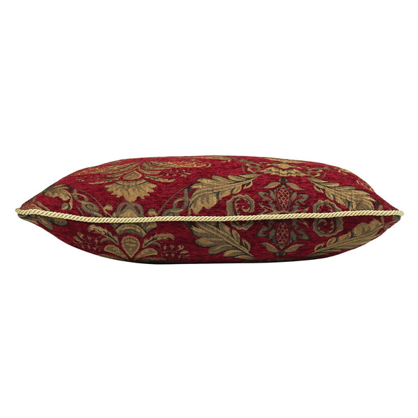 Shiraz Feather Filled Cushion 45x45 Burg - Canwell Interiors Limited - Riva