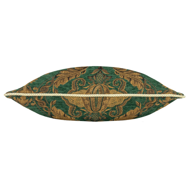 Shiraz Feather Filled Cushion 45x45 Emerald - Canwell Interiors Limited - Riva