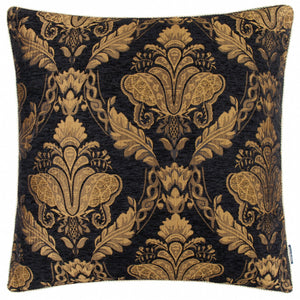 Shiraz Feather Filled Cushion 58x58 Black - Canwell Interiors Limited - Riva