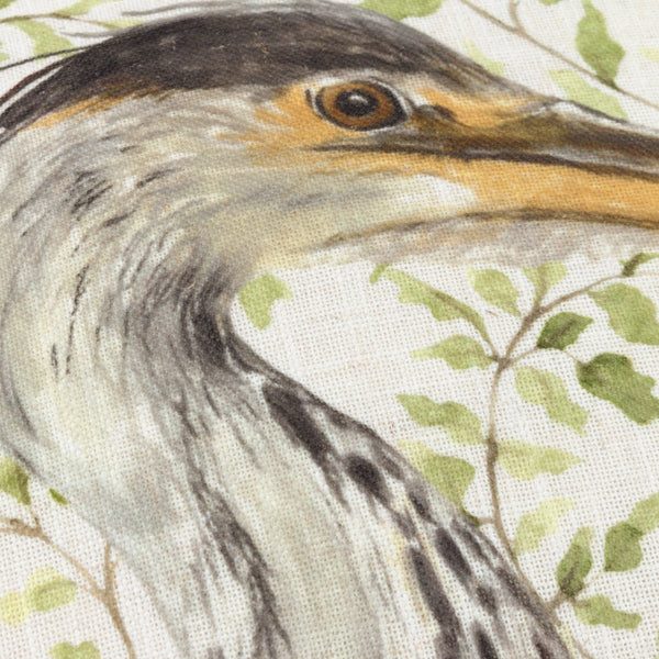 Shugborough Heron 43x43 Feather Filled Cushion Multi - Canwell Interiors Limited - Riva