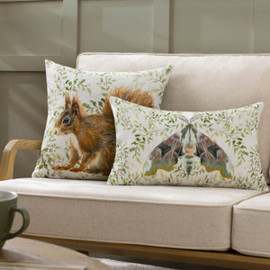 Shugborough Moth 30x50 Feather Filled Cushion Multi - Canwell Interiors Limited - Riva