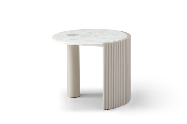 Salida Side Table - Beige - Tommy Franks