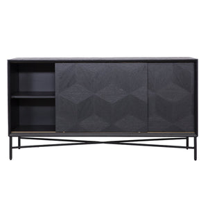 Sideboard Blax 2 - Slidingdoor (black) - Canwell Interiors Limited - Richmond