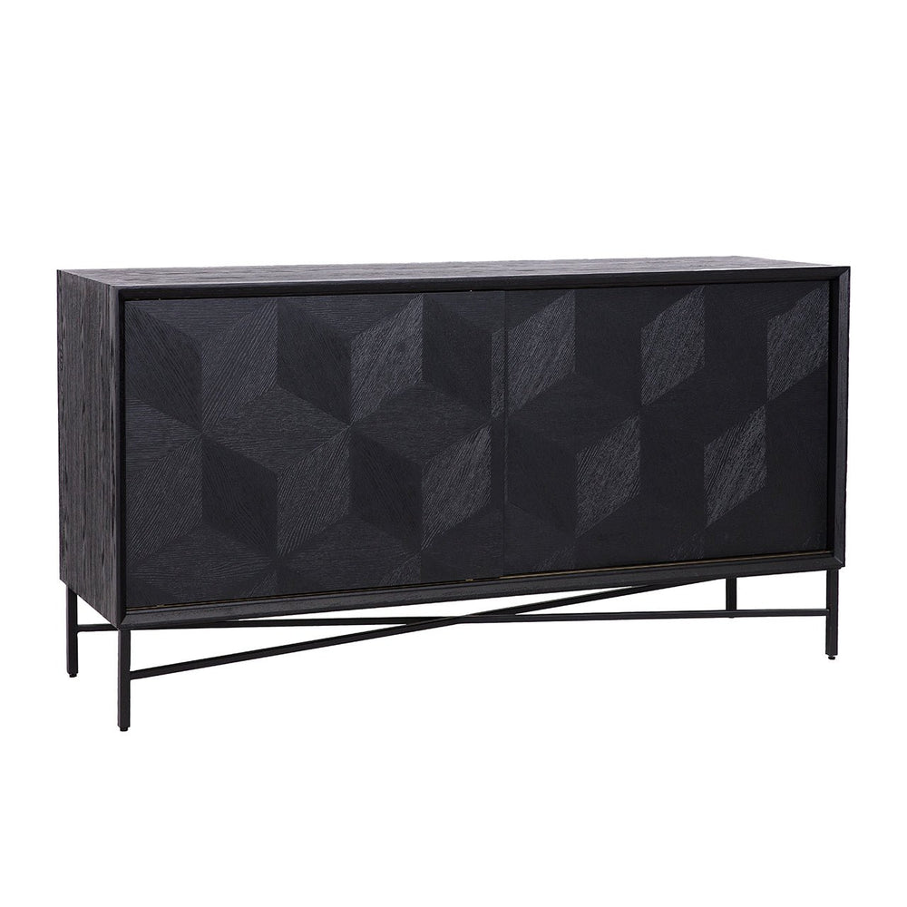Sideboard Blax 2 - Slidingdoor (black) - Canwell Interiors Limited - Richmond
