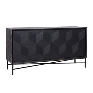 Sideboard Blax 2 - Slidingdoor (black) - Canwell Interiors Limited - Richmond