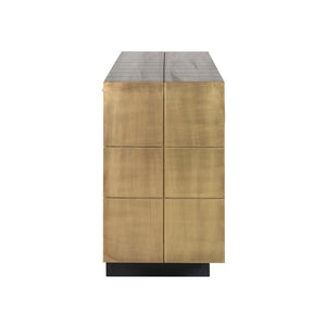 Ex-Display Collada Sideboard - Brushed Gold, 180cm wide - Richmond Interiors - Xshowhome