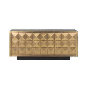 Ex-Display Collada Sideboard - Brushed Gold, 180cm wide - Richmond Interiors - Xshowhome