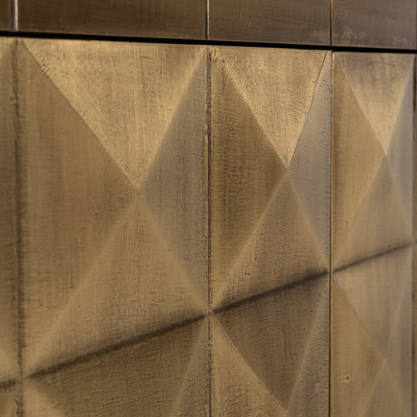 Ex-Display Collada Sideboard - Brushed Gold, 180cm wide - Richmond Interiors - Xshowhome