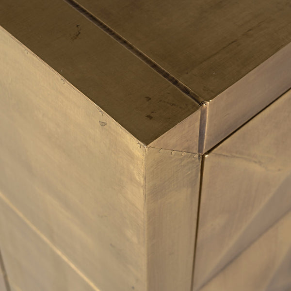 Ex-Display Collada Sideboard - Brushed Gold, 180cm wide - Richmond Interiors - Xshowhome