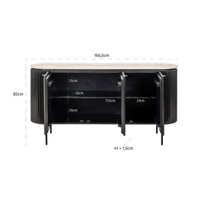 Sideboard Hampton dark brown - Canwell Interiors Limited - Richmond