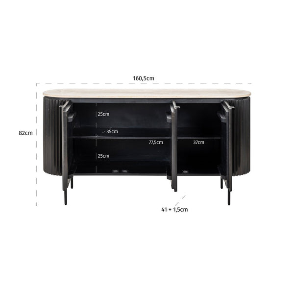Sideboard Hampton dark brown - Canwell Interiors Limited - Richmond