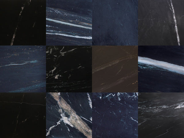 Sideboard Ironville gold - gold, Metal|Iron|Mdf|Plywood|Black Marine Marble - Canwell Interiors Limited - Richmond