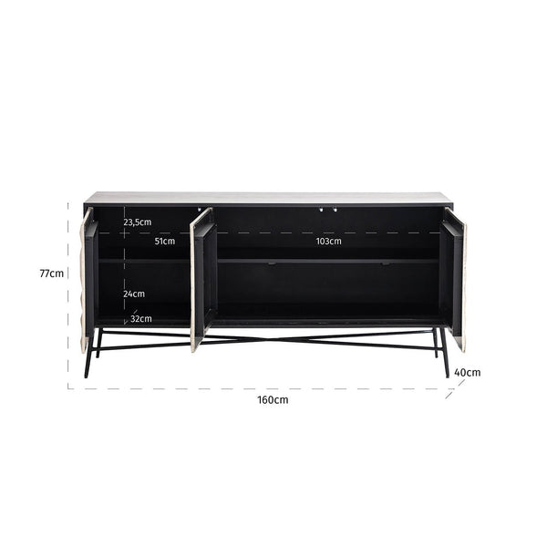 Sideboard Tetro Gold - Canwell Interiors Limited - Richmond
