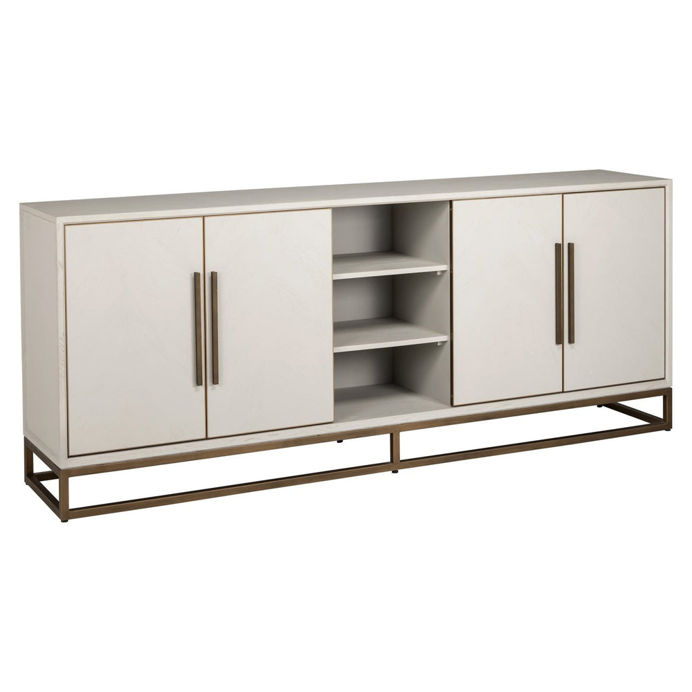 Sideboard Whitebone Brass 4 - Door (verona Grey) - Canwell Interiors Limited - Richmond