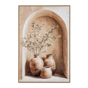Siena Handpainted Canvas in Frame - XShowhome Limited - Hills
