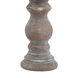 Siena Small Brown Column Candle Holder - Canwell Interiors Limited - Hills