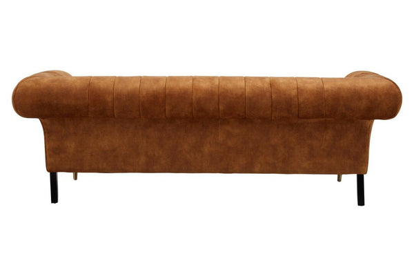 Siena Three Seat Gold Velvet Sofa - Canwell Interiors Limited - Xshowhome