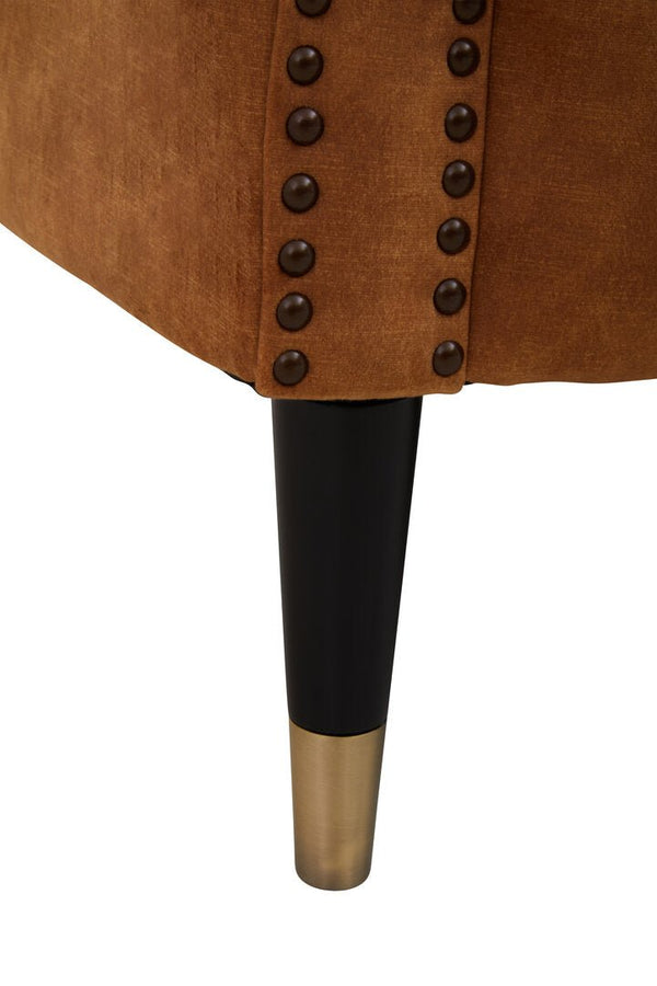 Siena Three Seat Gold Velvet Sofa - Canwell Interiors Limited - Xshowhome