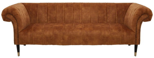 Siena Three Seat Gold Velvet Sofa - XShowhome Limited - Xshowhome