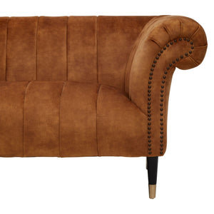 Siena Three Seat Gold Velvet Sofa - XShowhome Limited - Xshowhome