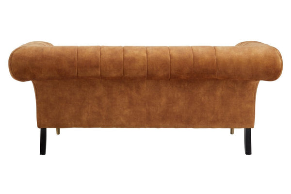 Siena Two Seat Gold Velvet Sofa - Canwell Interiors Limited - Xshowhome