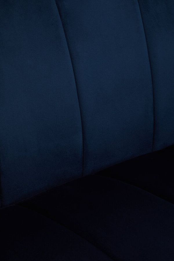 Siena Two Seat Midnight Blue Velvet Sofa - Canwell Interiors Limited - Xshowhome