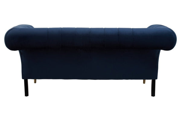 Siena Two Seat Midnight Blue Velvet Sofa - Canwell Interiors Limited - Xshowhome
