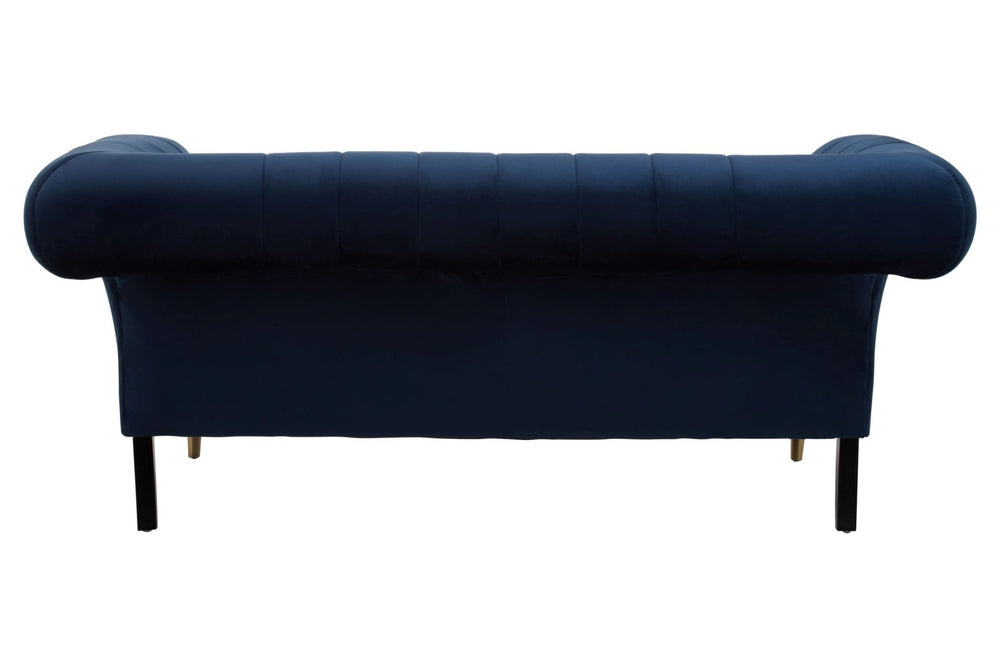 Siena Two Seat Midnight Blue Velvet Sofa - XShowhome Limited - Xshowhome