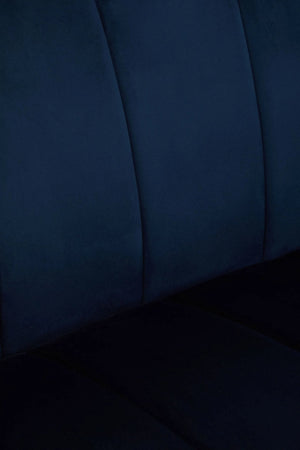 Siena Two Seat Midnight Blue Velvet Sofa - XShowhome Limited - Xshowhome